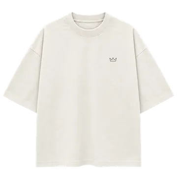 White CROWN tee with small crown